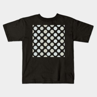 Hand Drawn Abstract Circles and Flowers Kids T-Shirt